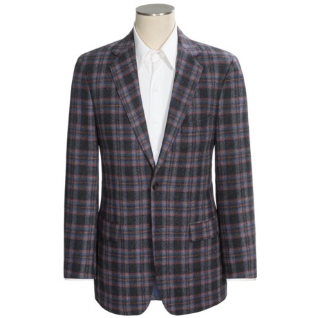 Allen Edmonds Plaid Multi-Check Sport Coat - Wool Blend (For Men)