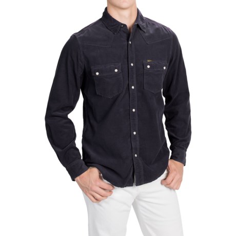 Barbour Alfalfa Corduroy Shirt - Snap Front, Long Sleeve (For Men)