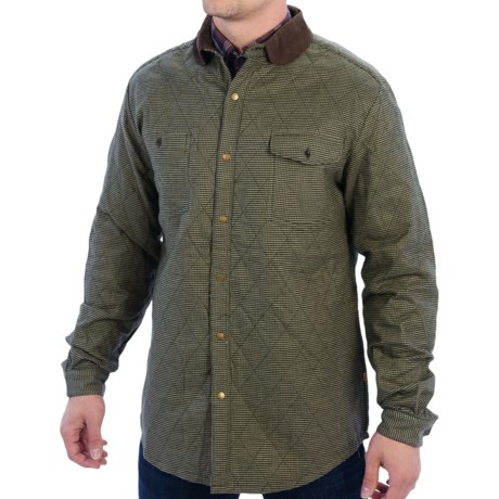 Barbour Breckland Quilted Shirt Jacket - Snap Front (For Men)