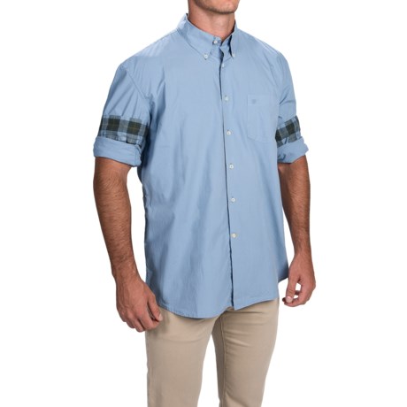Barbour Castlerigg Cotton Shirt - Long Sleeve (For Men)