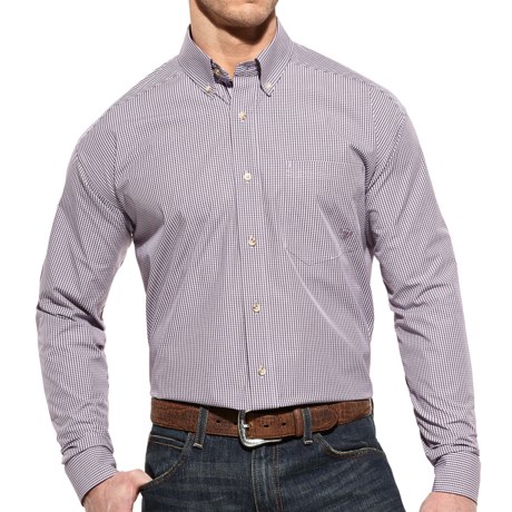 Ariat Lander High-Performance Shirt - Button Front, Long Sleeve (For Men)