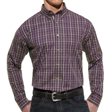 Ariat Baker Plaid High-Performance Shirt - Button Front, Long Sleeve (For Men)