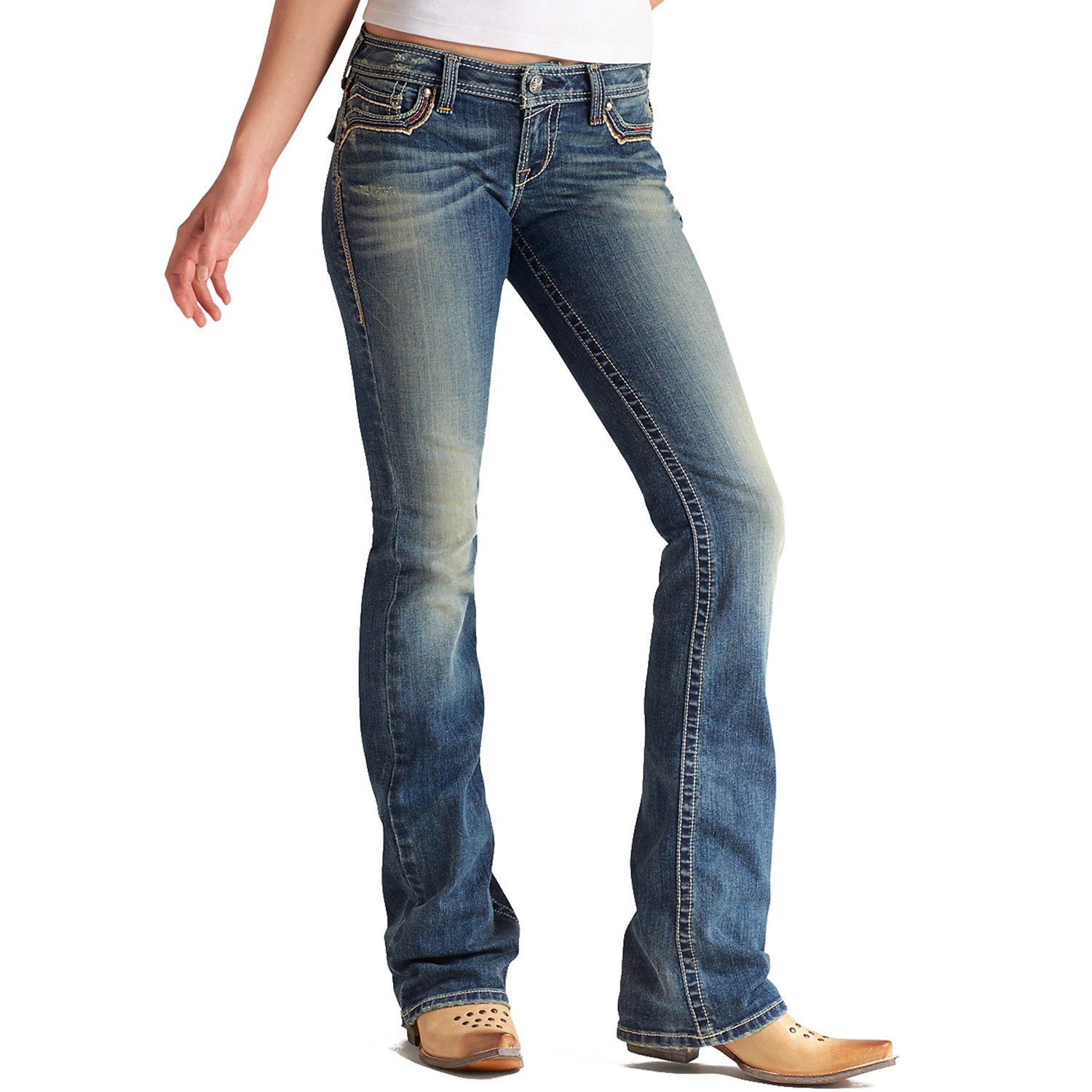 Ariat Ruby Wrap Around a Cloud Jeans (For Women) 8973P - Save 58%