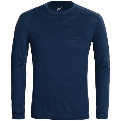 super.natural Base Top 140 - Merino Wool Blend, Long Sleeve (For Men)