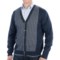 Bullock & Jones Portofino Pattern Front Cardigan Sweater (For Men)