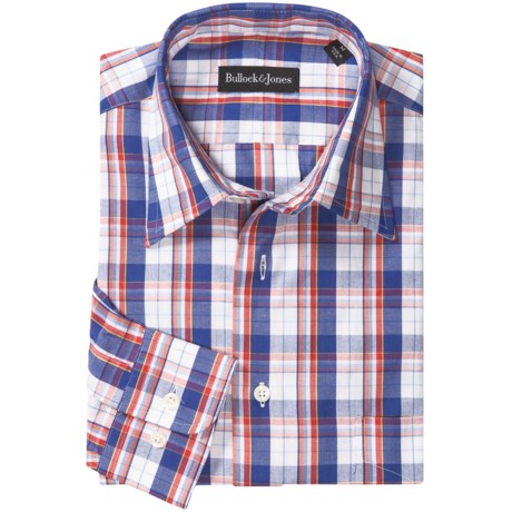 Bullock & Jones Newport Plaid Sport Shirt - Point Collar, Long Sleeve (For Men)