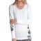 Hot Chillys MTF4000 Wildflower Print Top - Midweight, Scoop Neck, Long Sleeve (For Women)