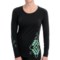 Hot Chillys MTF4000 Gods Eye Print Base Layer Top - Midweight, Scoop Neck, Long Sleeve (For Women)