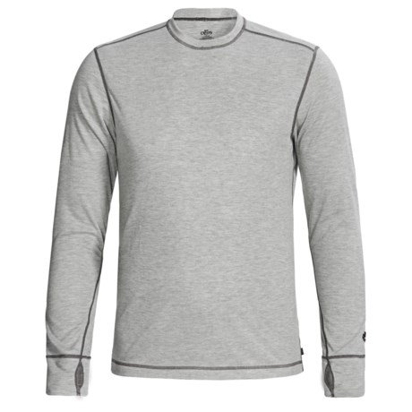 Hot Chillys Geo-Pro Base Layer Crew Top - UPF 30+, Midweight, Long Sleeve (For Men)