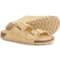 Autenti Made in Spain Stitched Two-Band Sandals - Suede (For Women)