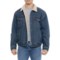 True Grit Freemont Sherpa Lined Denim Trucker Jacket