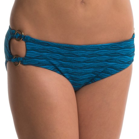 Aqua Soleil O-Ring Bikini Bottoms - Low Rise (For Women)