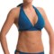 Aqua Soleil O-Ring Halter Bikini Top (For Women)