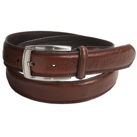 Bill Lavin Soft Collection by  Two-Tone Leather Belt (For Men)