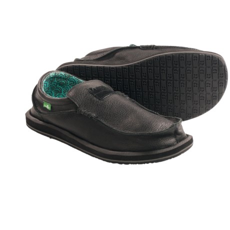 Sanuk Corsair Shoes - Leather, Slip-Ons (For Men)