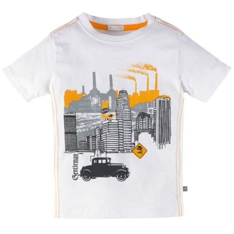Petit Lem Graphic Print T-Shirt - Cotton, Short Sleeve (For Little Boys)