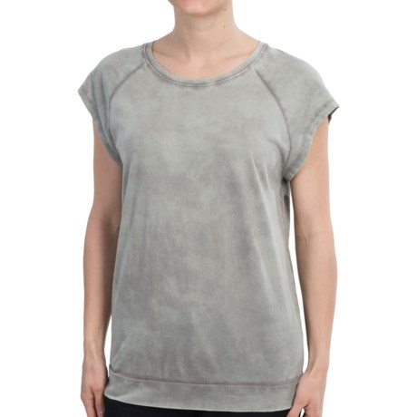 Specially made Mineral Wash Shirt - Short Sleeve (For Women)