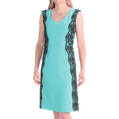 Chetta B Stretch Crepe Dress - Sleeveless (For Women)
