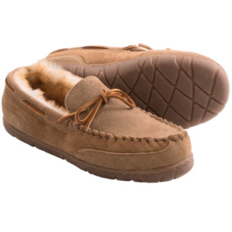 Old Friend Camp Moc Slippers - Shearling Lining (For Men)