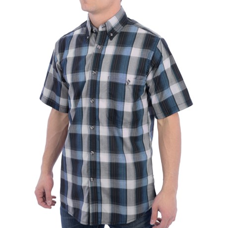 Canyon Guide Outfitters Waverly Wrinkle-Free Plaid Shirt - Cotton, Short Sleeve (For Men)