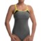 Speedo Heathered Clip-Back Swimsuit (For Women)