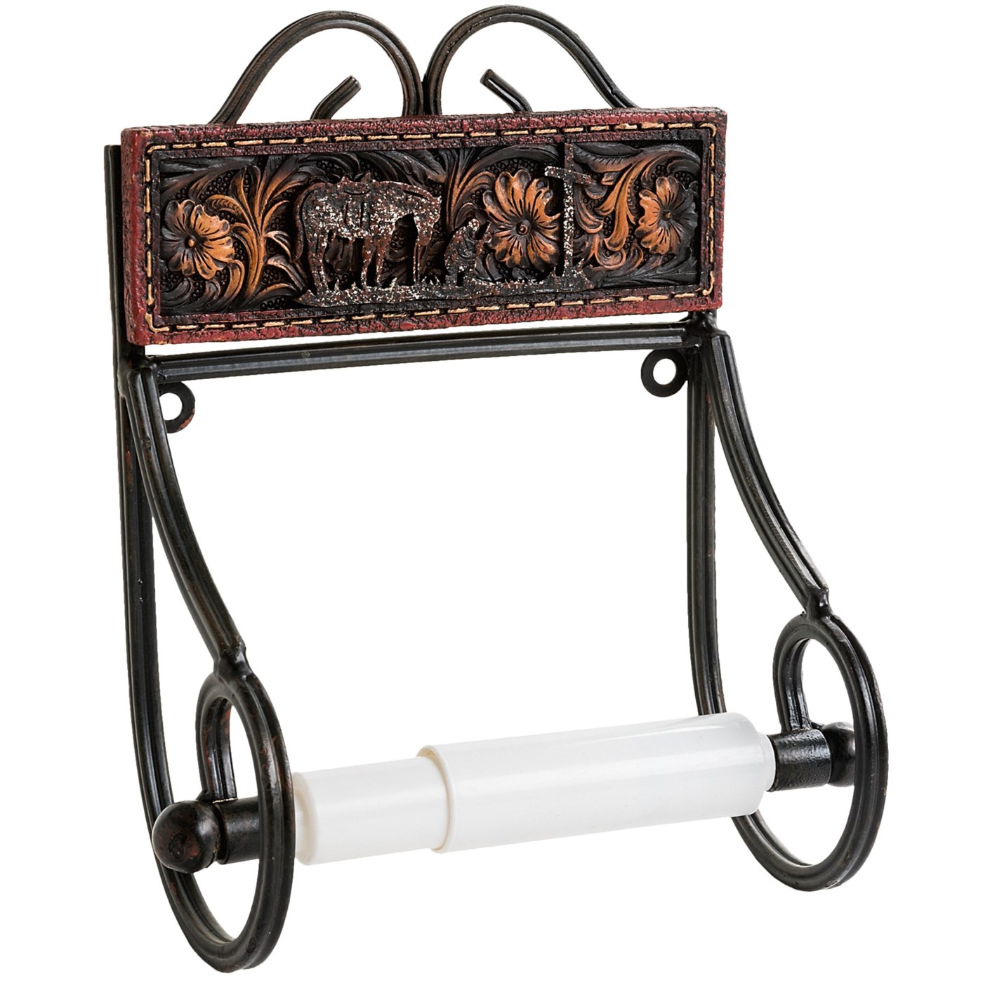 M&F Western Cowboy Prayer Toilet Paper Holder 9109D 78