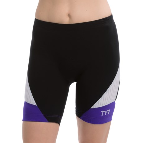 TYR Carbon Tri Shorts - UPF 50, 6” (For Women)