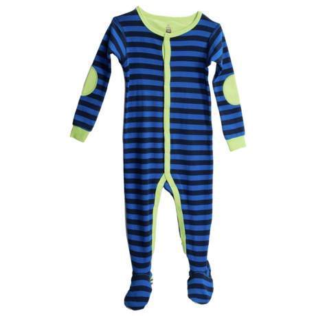 Petit Lem Cotton Footie Pajamas - Long Sleeve (For Infant Boys)