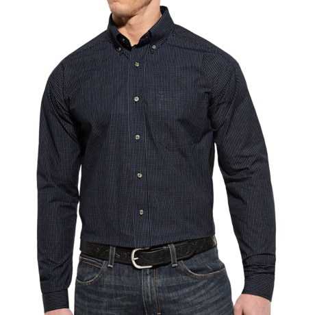 Ariat Cole Grid High-Performance Shirt - Long Sleeve (For Men)