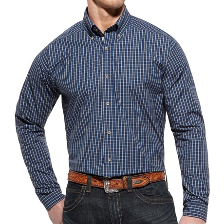 Ariat Smith Check High-Performance Shirt - Slim Fit, Long Sleeve (For Men)