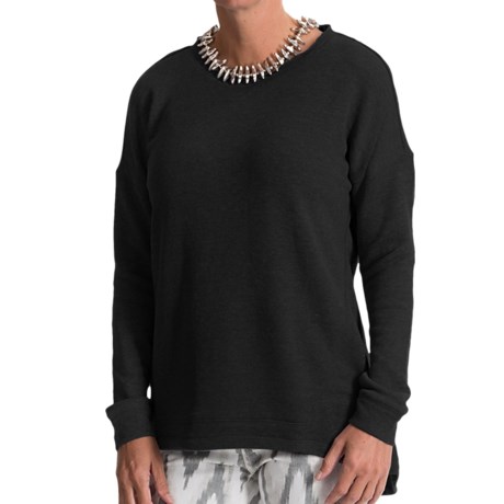 Andrea Jovine Weekend by  French Terry Shirt - Long Sleeve (For Women)