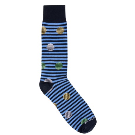 Bogari Dot-n-Stripes Socks - Over-the-Calf (For Men and Women)