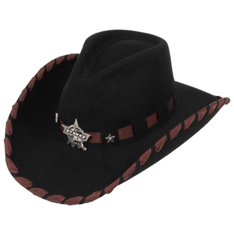 Resistol PBR Challenger Cowboy Hat - Wool Felt (For Men and Women)