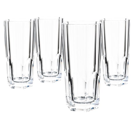 Nachtmann Bavarian Crystal Longdrink Glasses - 11 fl.oz., Set of 4