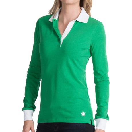 Boast USA Polo Shirt - Long Sleeve (For Women)
