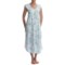 Carole Hochman Graphite Flowers Nightgown - Short Flutter Sleeve (For Women)
