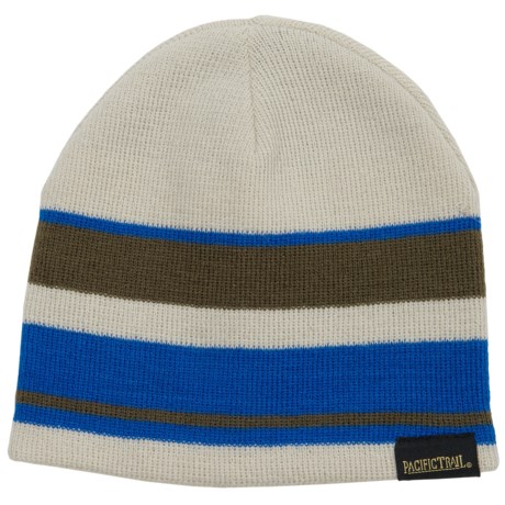 Pacific Trail Striped Beanie - Reversible (For Little and Big Boys)
