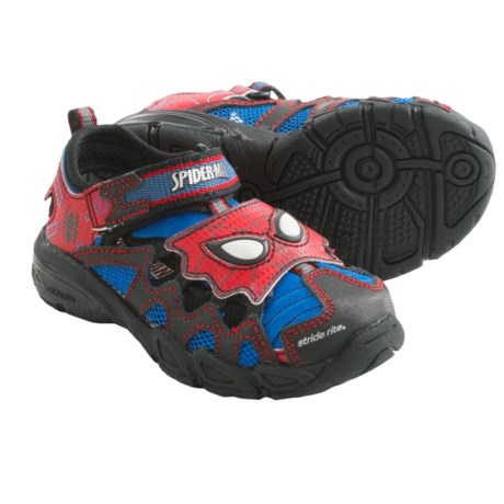 Stride Rite Spider-Man Sandals - Leather and Mesh (For Infant Boys)