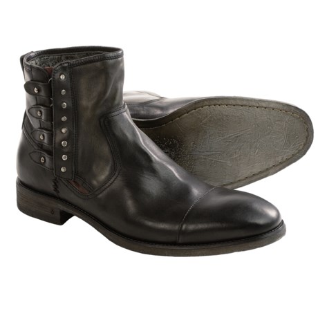 John Varvatos Fleetwood Leather Boots (For Men)