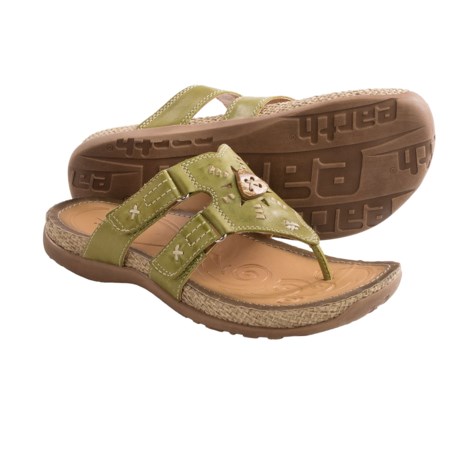 Earth Sisal Sandals - Leather (For Women)