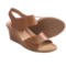 Earth Iris Wedge Sandals - Leather (For Women)