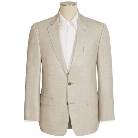 Michael Kors Subtle Herringbone Stripe Sport Coat - Silk-Wool (For Men)
