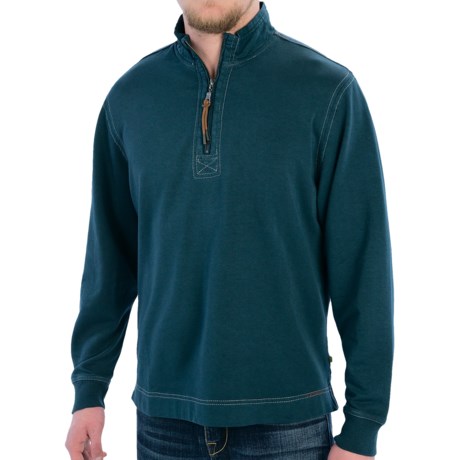 True Grit Cashmere Fleece Shirt- Zip Neck, Long Sleeve (For Men)