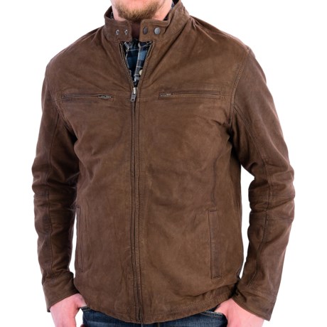 True Grit Vintage Leather Jacket (For Men)