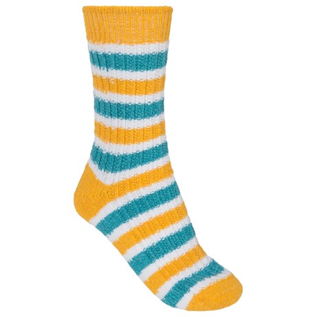 QT Feet Ridge Striped Socks - Crew (For Women)
