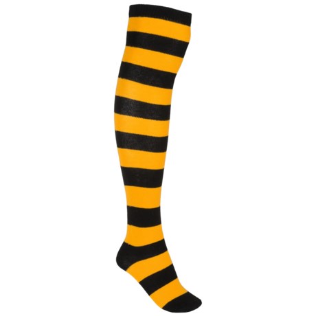 Nouvella Rugby Stripe Socks - Over-the-Knee (For Women)