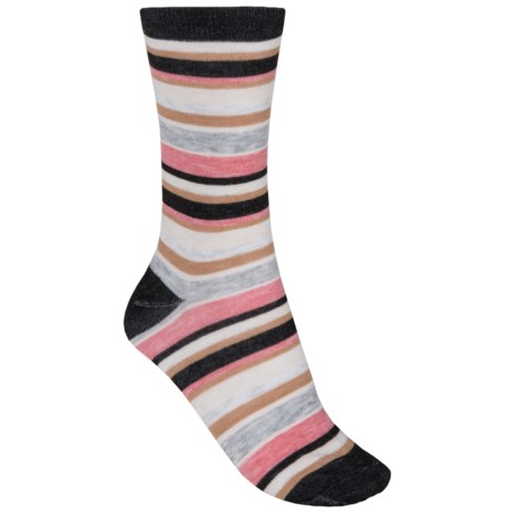b.ella Tessa Sunset Stripe Crew Socks - Lightweight (For Women)
