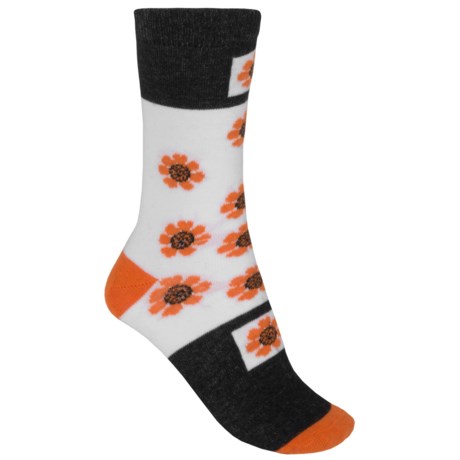 b.ella Posy Flower Socks - Crew (For Women)
