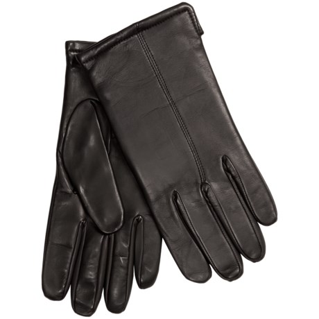 Grandoe Premium Sheepskin Leather Gloves - Lambswool Lining, Touchscreen Compatible (For Men)