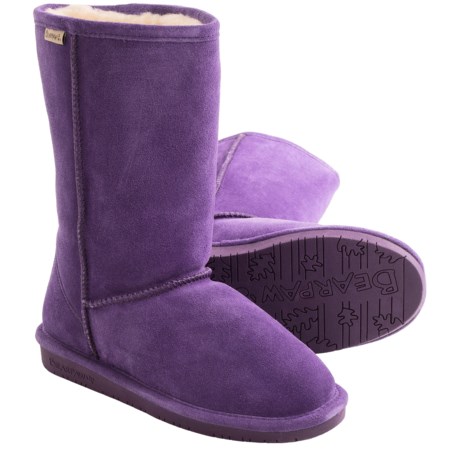 Bearpaw Emma Tall Boots - Suede, Sheepskin-Lined (For Youth Girls)